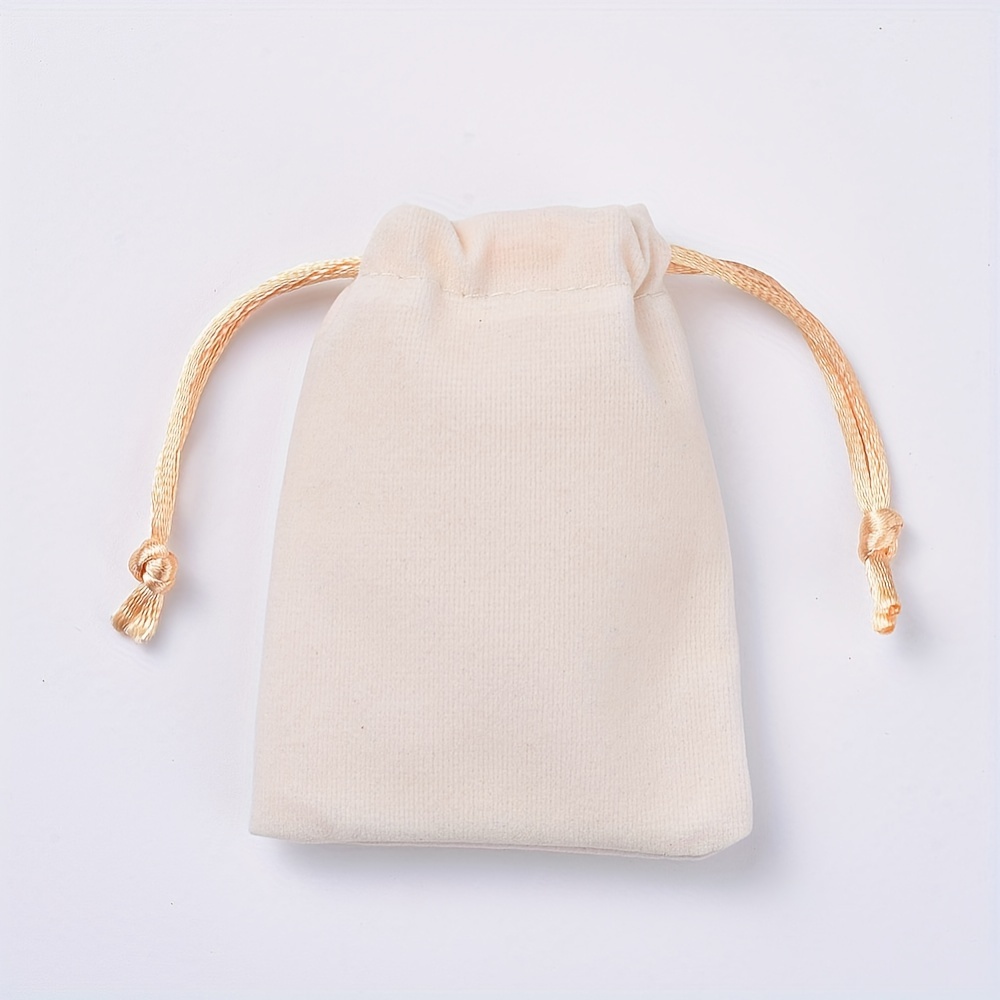 Customizable Flannel Drawstring Velvet Bag